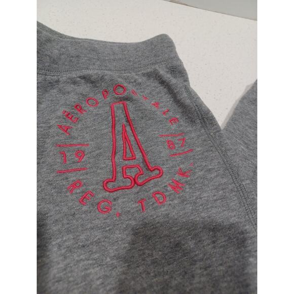 Aeropostale Teens Jogger Pants Gray Size M - Picture 2 of 5